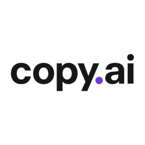 Copy.ai offers an AI platform called GTM AI, for marketing and sales solutions to help businesses with content creation, and social media.