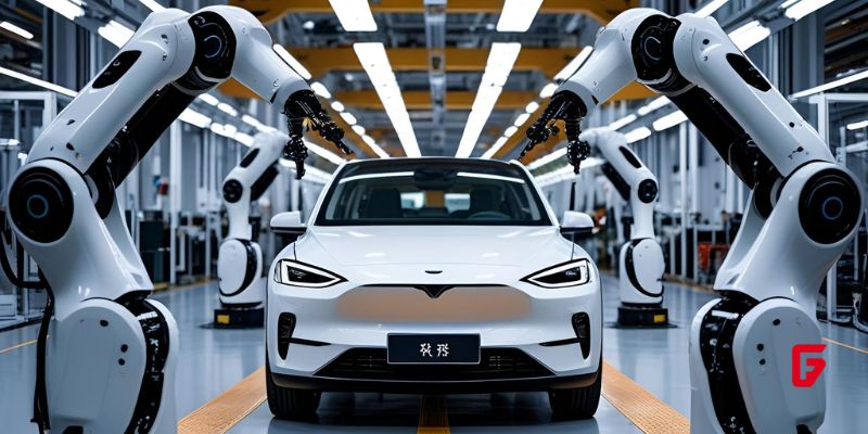 Discover how Edward Burtynsky’s photography reveals the rise of automation and robotics in China’s EV factories. Explore the future of manufacturing.
