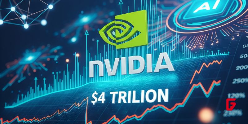 Nvidia becomes the first company to reach a $4 trillion market value, reshaping the AI and semiconductor industry. Discover what this means for tech’s future.