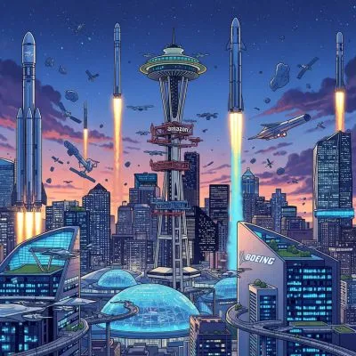 Discover how Amazon, SpaceX, and Boeing are transforming Seattle into the world’s space innovation capital.