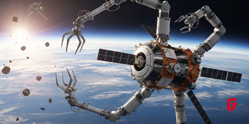 UK launches £75M mission to remove space debris and protect satellites, ensuring safer, sustainable orbits.