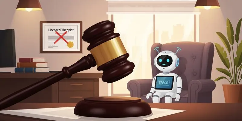 Illinois bans AI from providing standalone mental health therapy. Discover what the new law means, enforcement, and how it impacts AI in healthcare.