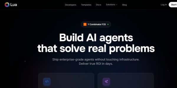 AI workforce platform Lua raises $5.8M to help businesses build, deploy, and manage their own AI agent workforce with shared ownership and faster rollout.