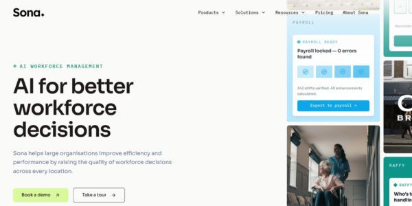 Sona AI frontline workforce platform raises $45M Series B to become the operating system for scheduling, HR, payroll and labor optimization across the frontline economy.