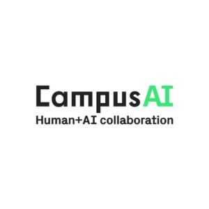 CampusAI is an AI education platform providing training, AI tools, interactive learning, and programs for developing practical human-AI collaboration skills.